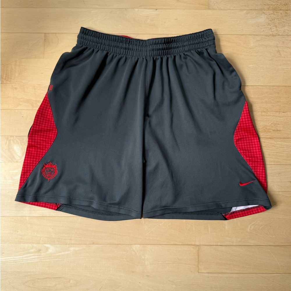Nike Men's Black and Red Sports Shorts
